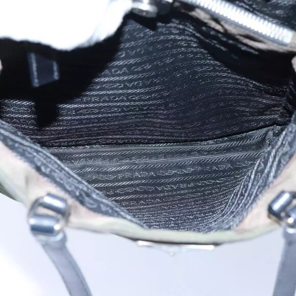 PRADA Hand Bag Nylon Khaki - Picture 8 of 16
